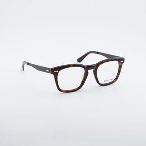 Calvin Klein CK21517 220 Eyeglasses Brown Havana 51mm Square Frame